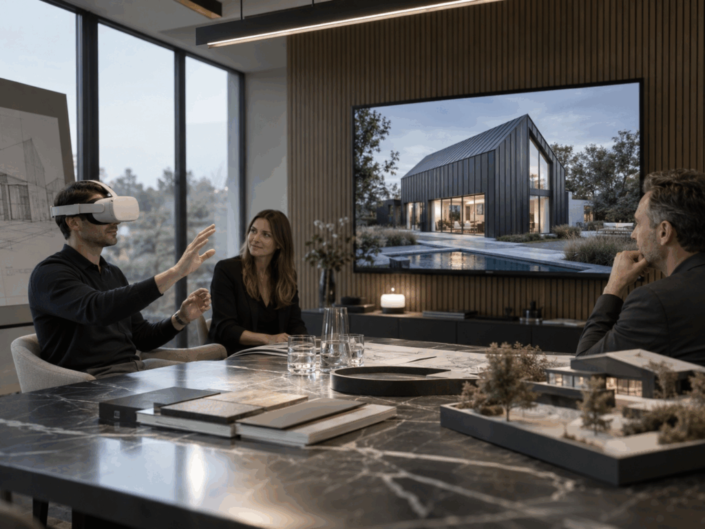 projekt elewacji w VR Witwicki Architekt VR