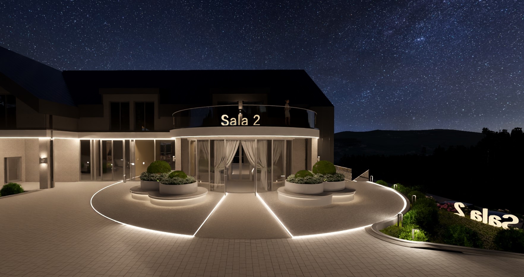 Nowoczesna elewacja z oświetleniem LED – jak efekt nocny zmienia dom w projekt premium?