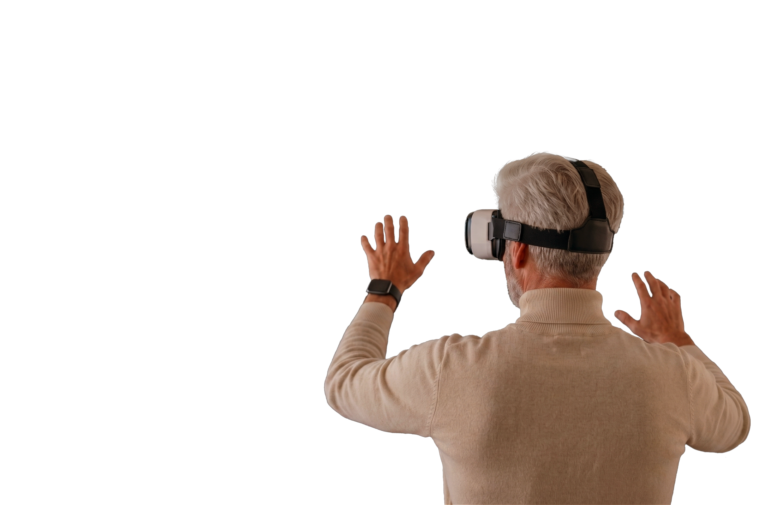 Osoba w goglach VR