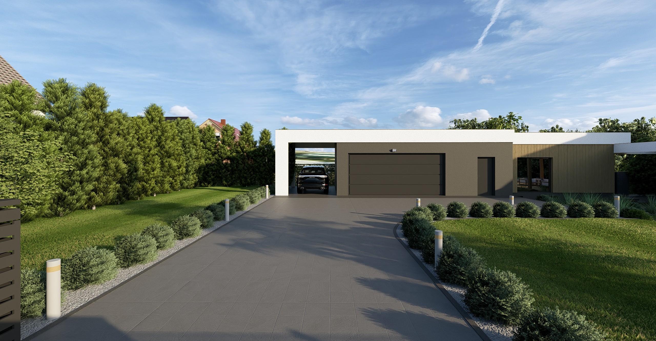 Carport i wiata garażowa przy domu – jak dopasować je do elewacji, żeby nie wyglądały jak dostawka?
