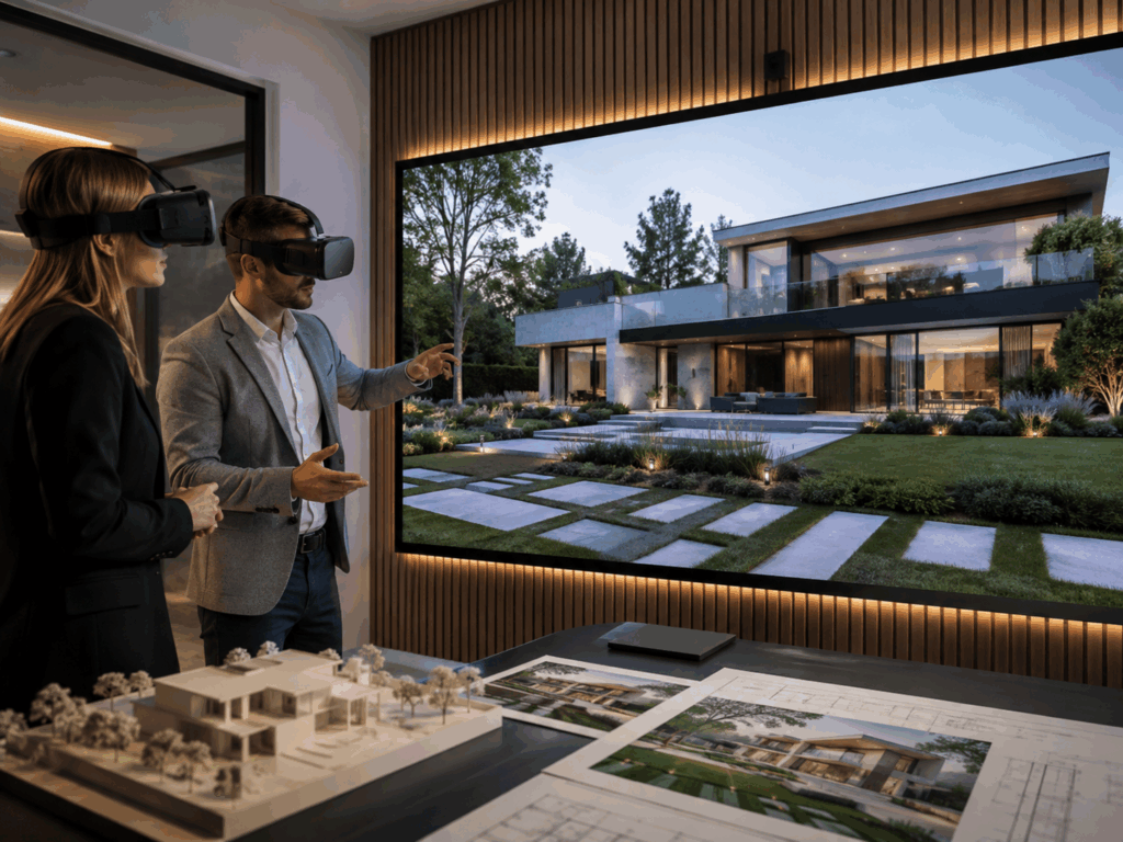 projekt elewacji w VR